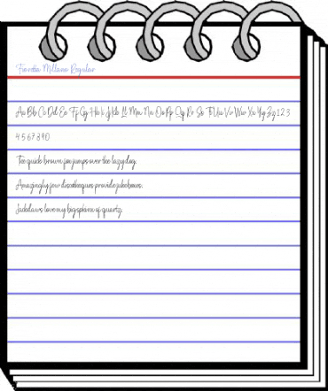 Fioretta Millano Regular Font