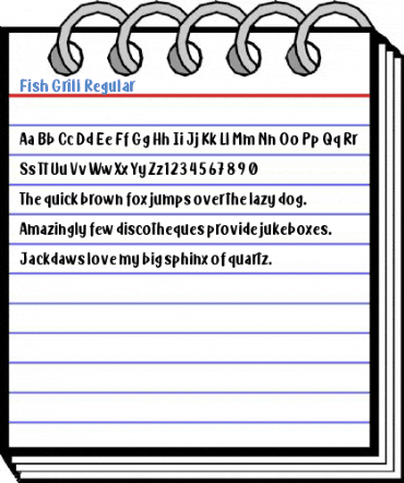 Fish Grill Regular Font