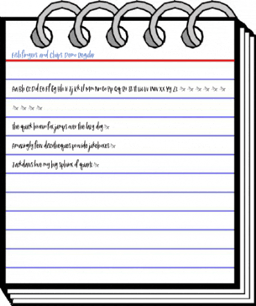 Fishfingers and Chips Demo Regular Font