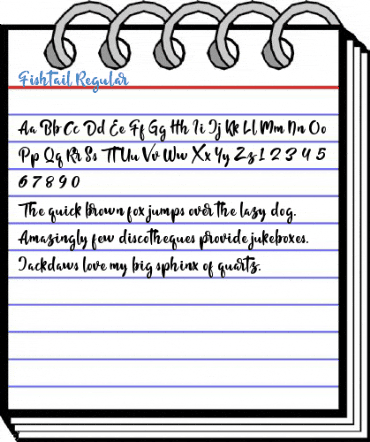 Fishtail Regular Font