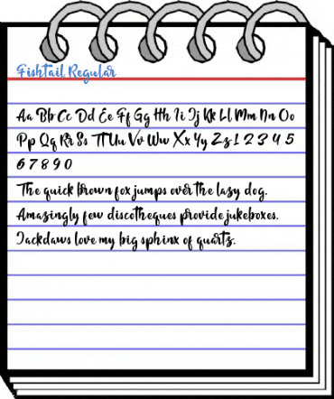 Fishtail Regular Font