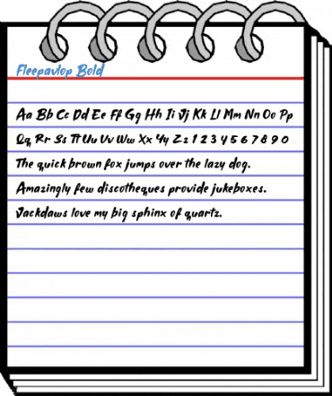 Fleepavlop Bold Font