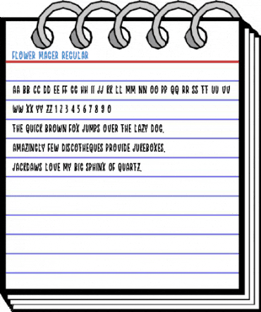 Flower Mager Regular Font