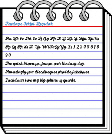 Fomtage Script Regular Font