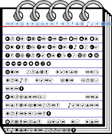 font bottons music pro Regular Font