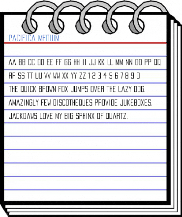 Pacifica Medium Font