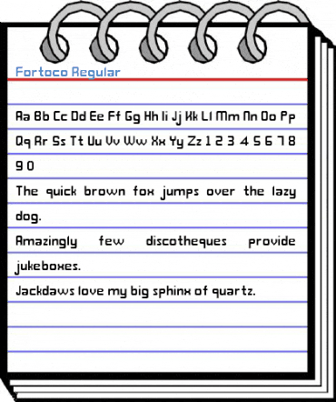 Fortoco Regular Font