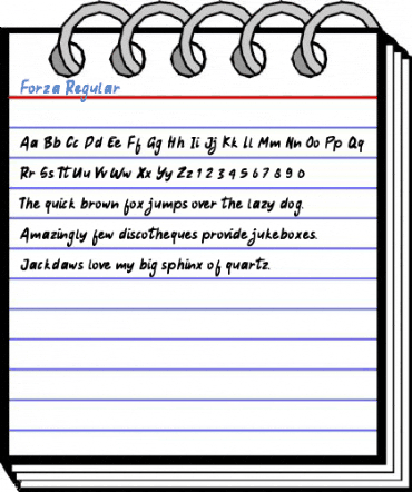 Forza Regular Font