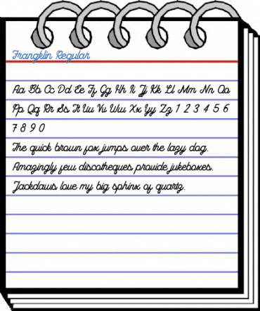 Frangklin Regular Font