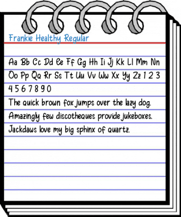 Frankie Healthy Regular Font