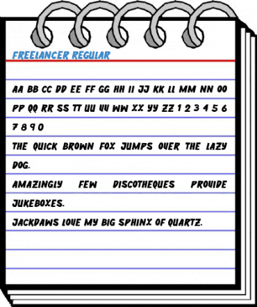 Freelancer Regular Font