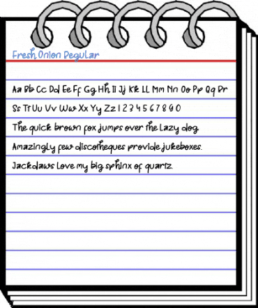 Fresh Onion Regular Font