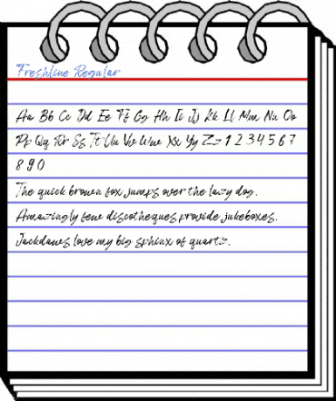 Freshline Regular Font