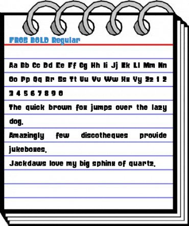 FROS BOLD Regular Font