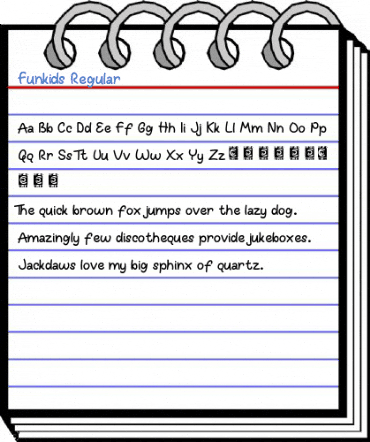 Funkids Regular Font