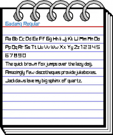 Gadang Regular Font