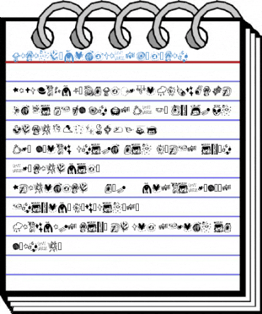 Galaxy_dingbats Regular Font