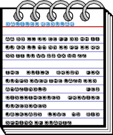 Galileo Regular Font