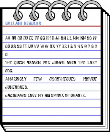 GALLANT Regular Font