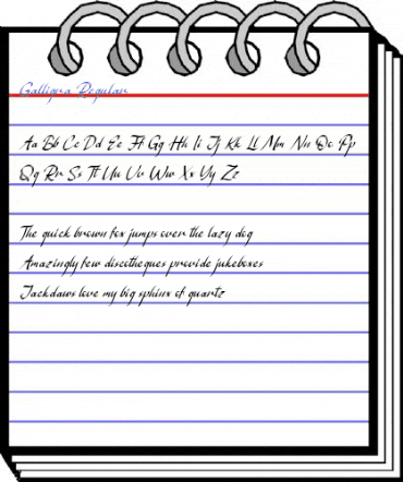 Galligra Regular Font
