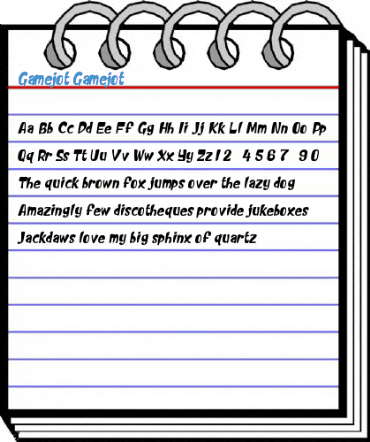 Gamejot Gamejot Font