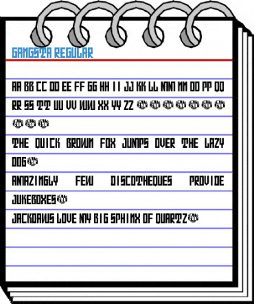 Gangsta Regular Font