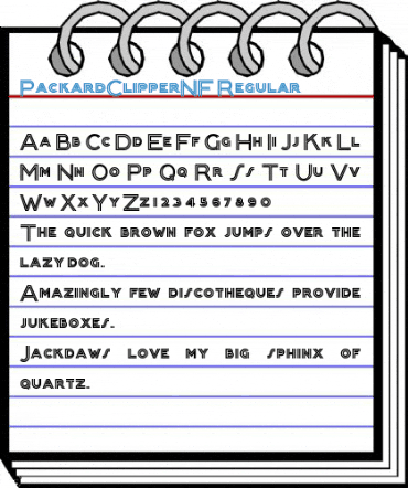 PackardClipperNF Regular Font