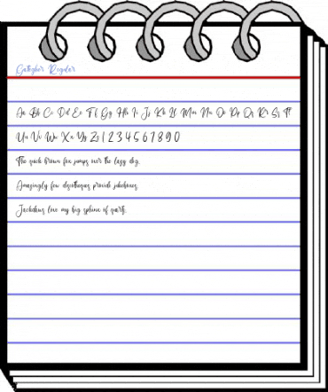Gattegher Regular Font