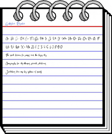 Gattegher Regular Font