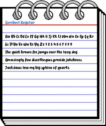 Gembool Regular Font