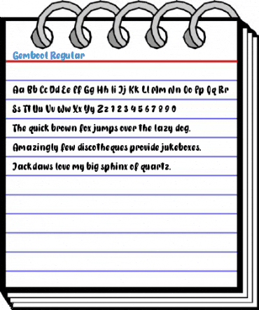 Gembool Regular Font
