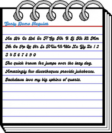 Genty Demo Regular Font