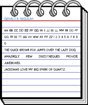 Geralita Regular Font