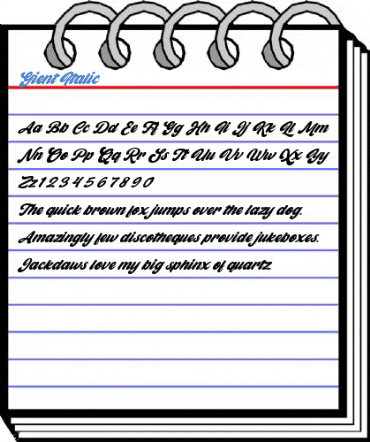 Gient Italic Font