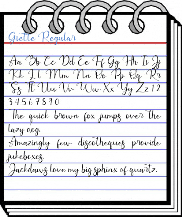 Giette Regular Font