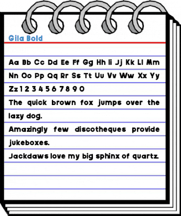 Gila Bold Font