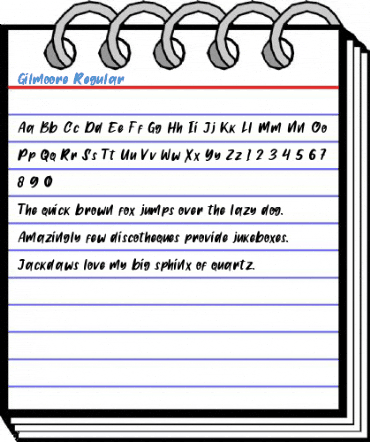 Gilmoore Regular Font