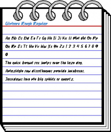 Gilmoore Rough Regular Font