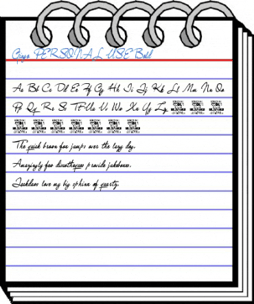 Gingo PERSONAL USE Bold Font
