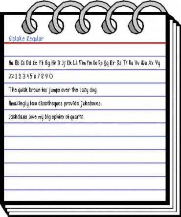 Gislake Regular Font