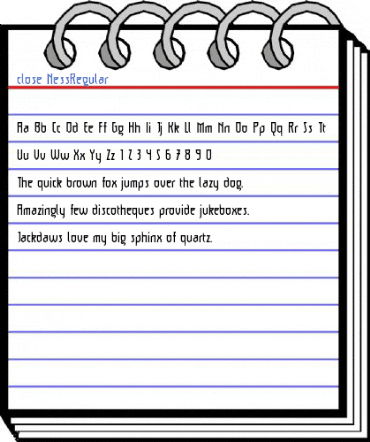 close NessRegular Font