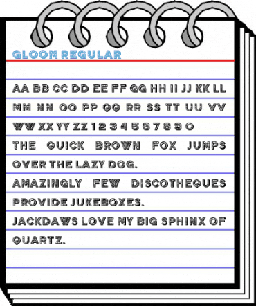 Gloom Regular Font