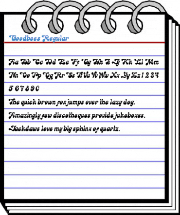 Goodbees Regular Font