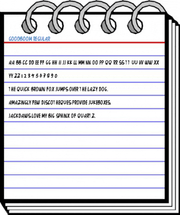 GoodBoom Regular Font