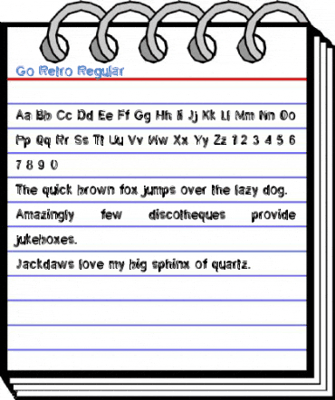 Go Retro Regular Font