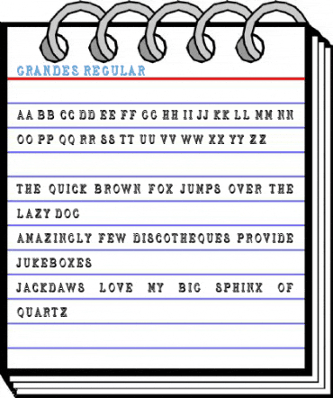 Grandes Regular Font