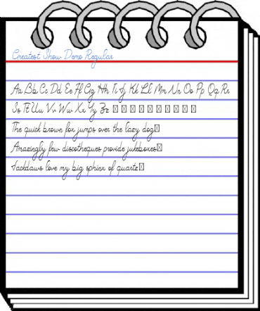 Greatest Show Demo Regular Font