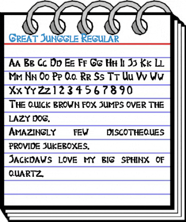 Great Junggle Regular Font