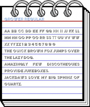 Grower Regular Font