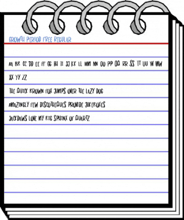 Growth Period FREE Regular Font